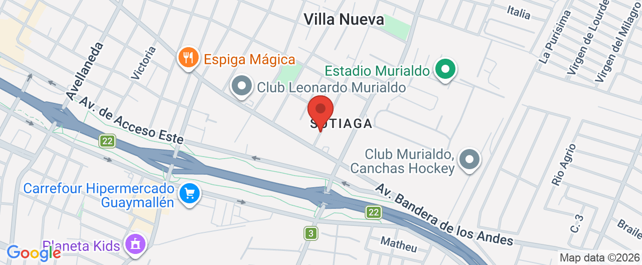 Mapa de la ubicación