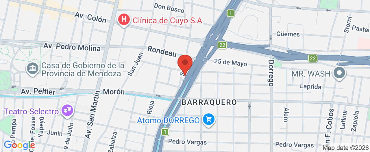 Mapa de la ubicación