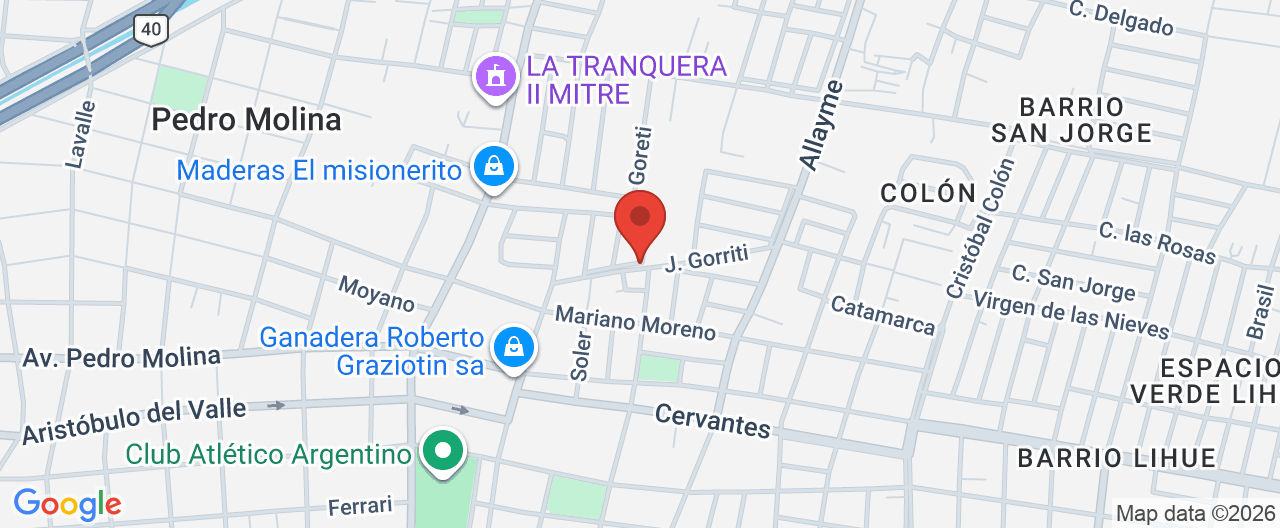 Mapa de la ubicación