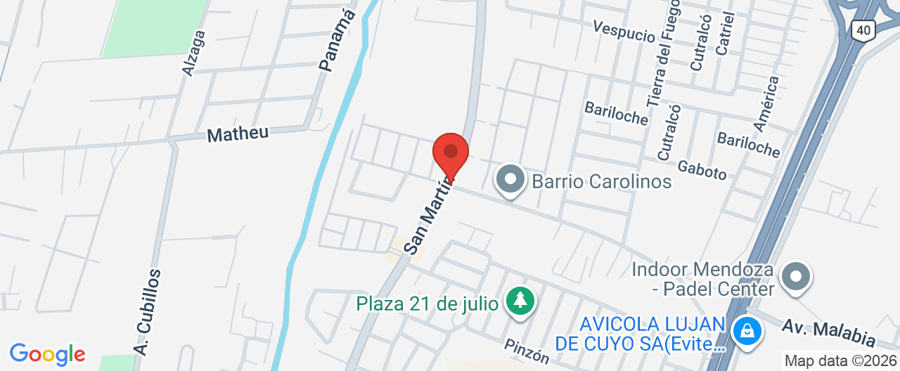 Mapa de la ubicación