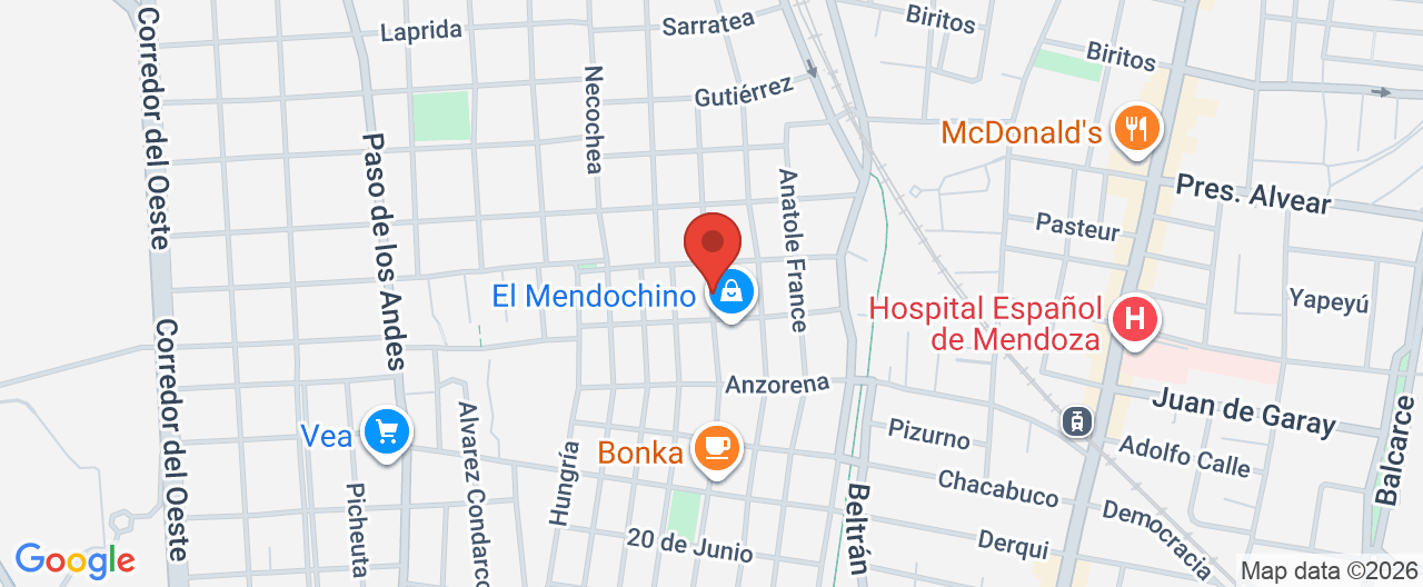 Mapa de la ubicación