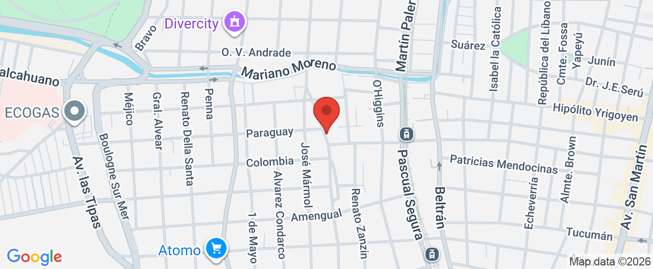 Mapa de la ubicación