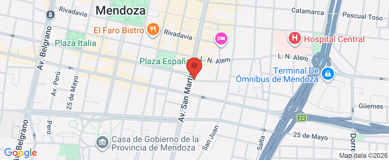 Mapa de la ubicación