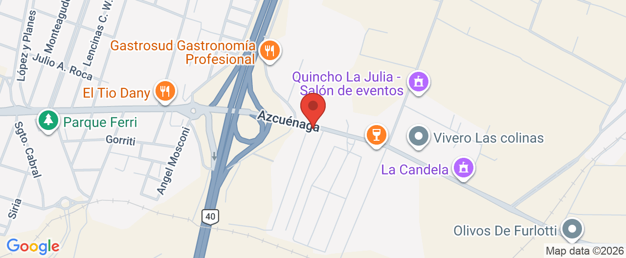 Mapa de la ubicación