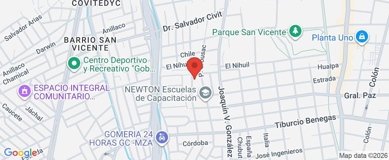 Mapa de la ubicación