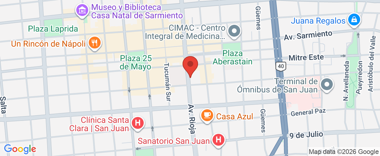 Mapa de la ubicación