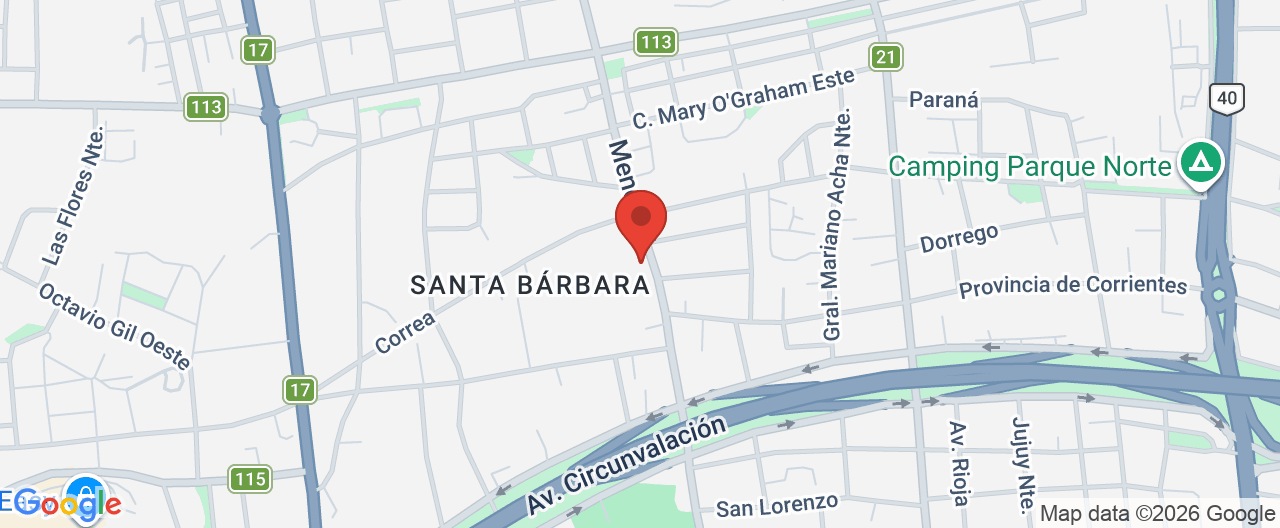 Mapa de la ubicación