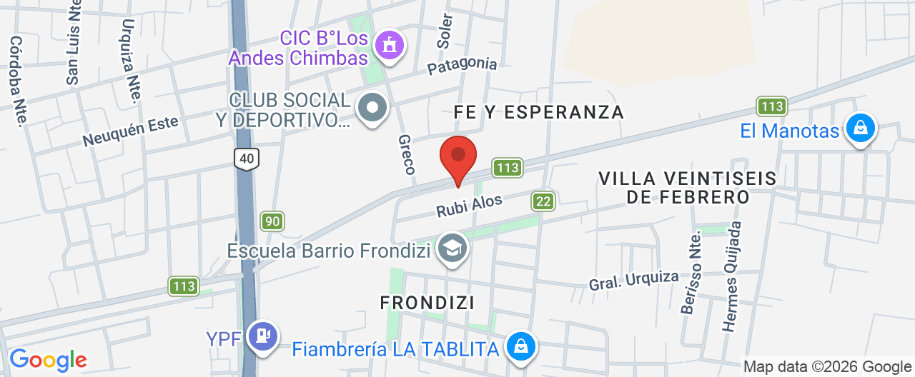Mapa de la ubicación