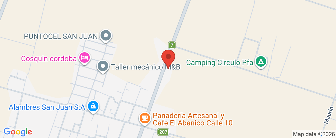 Mapa de la ubicación