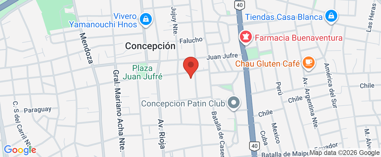 Mapa de la ubicación