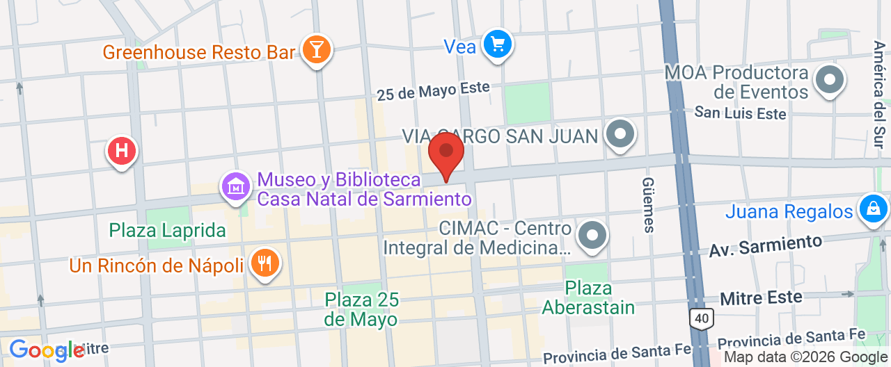 Mapa de la ubicación