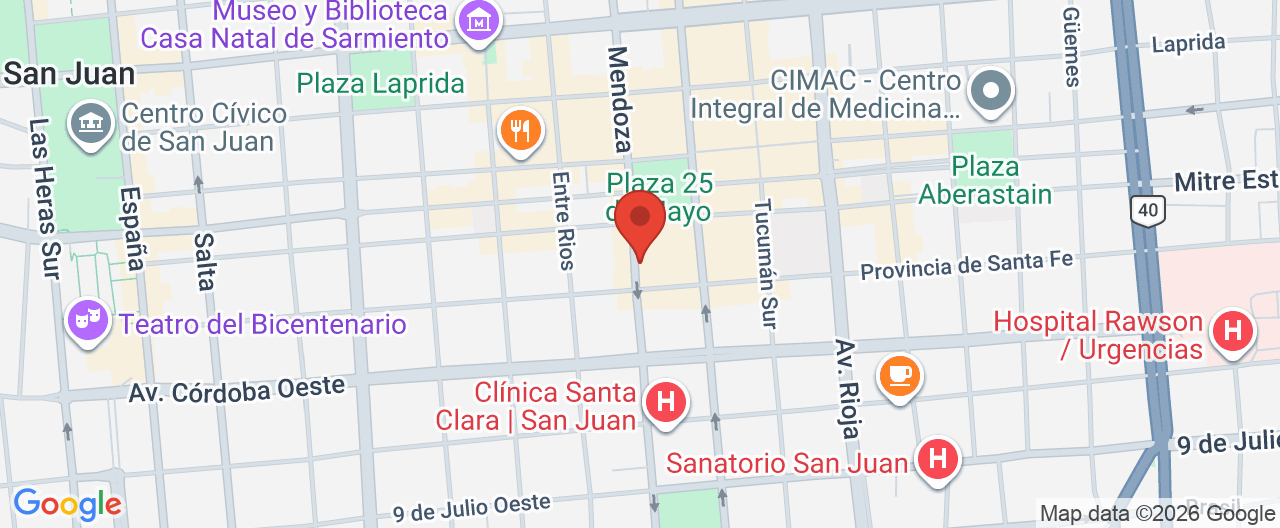 Mapa de la ubicación