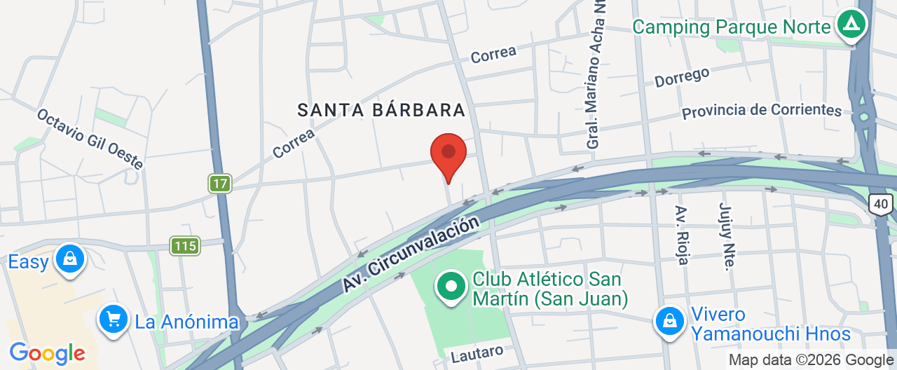 Mapa de la ubicación