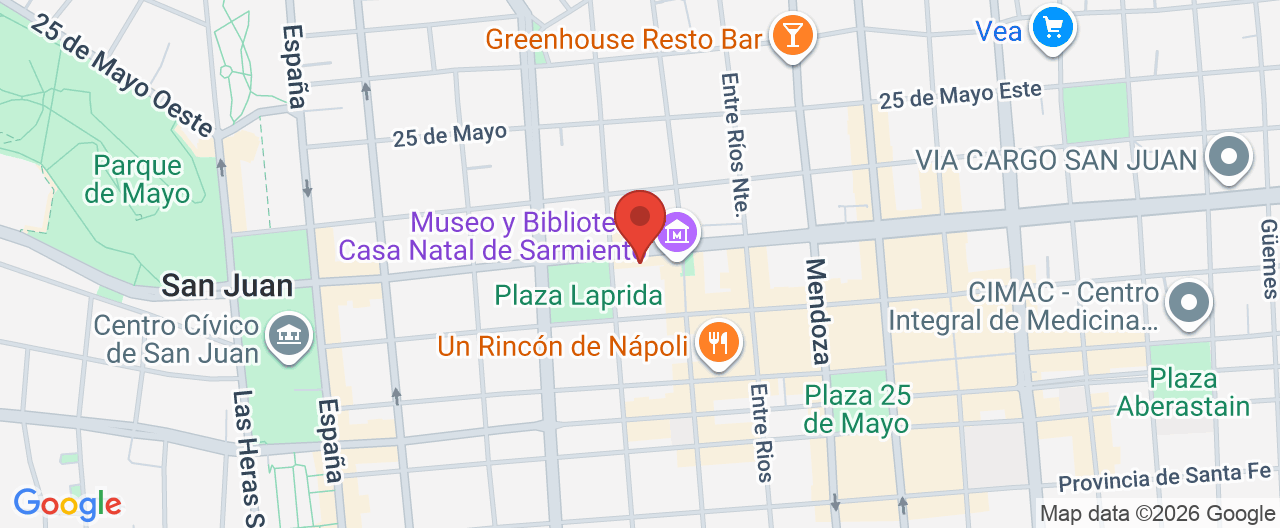 Mapa de la ubicación