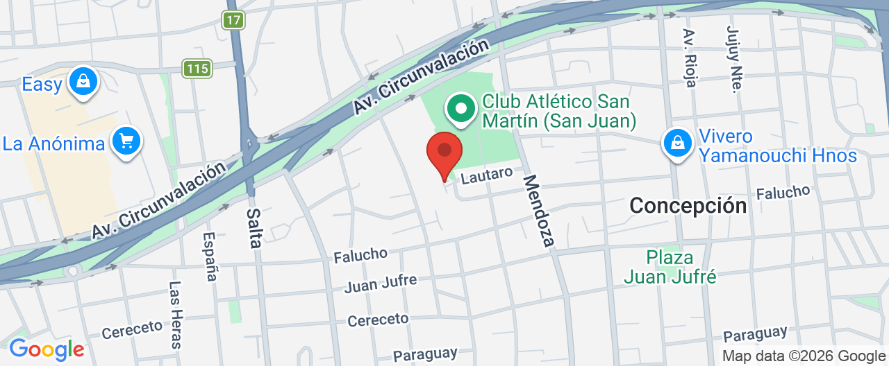 Mapa de la ubicación
