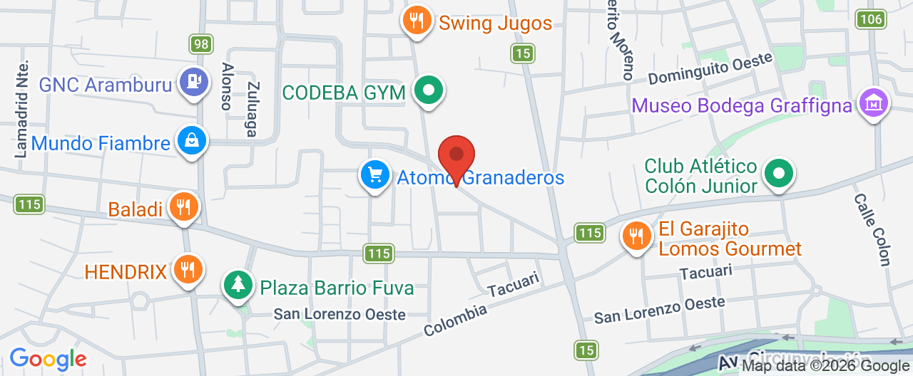Mapa de la ubicación