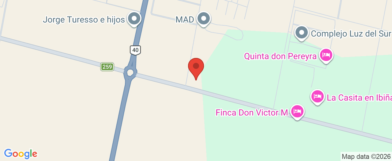 Mapa de la ubicación