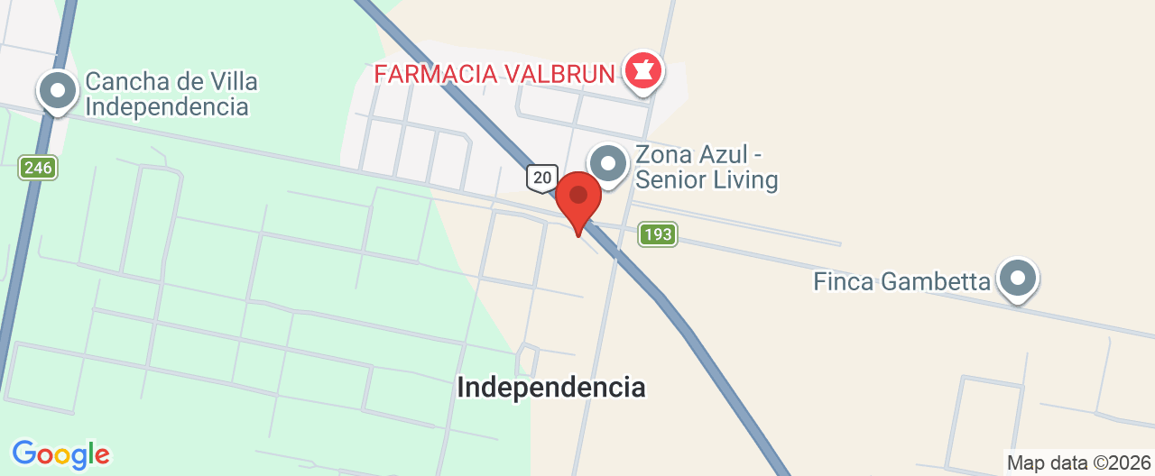 Mapa de la ubicación