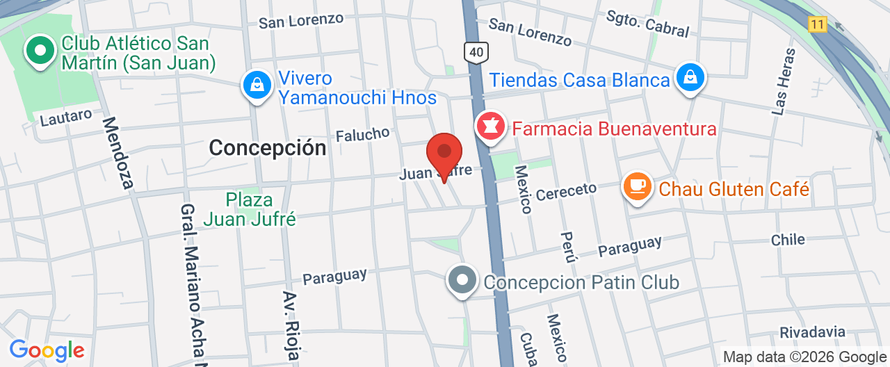 Mapa de la ubicación