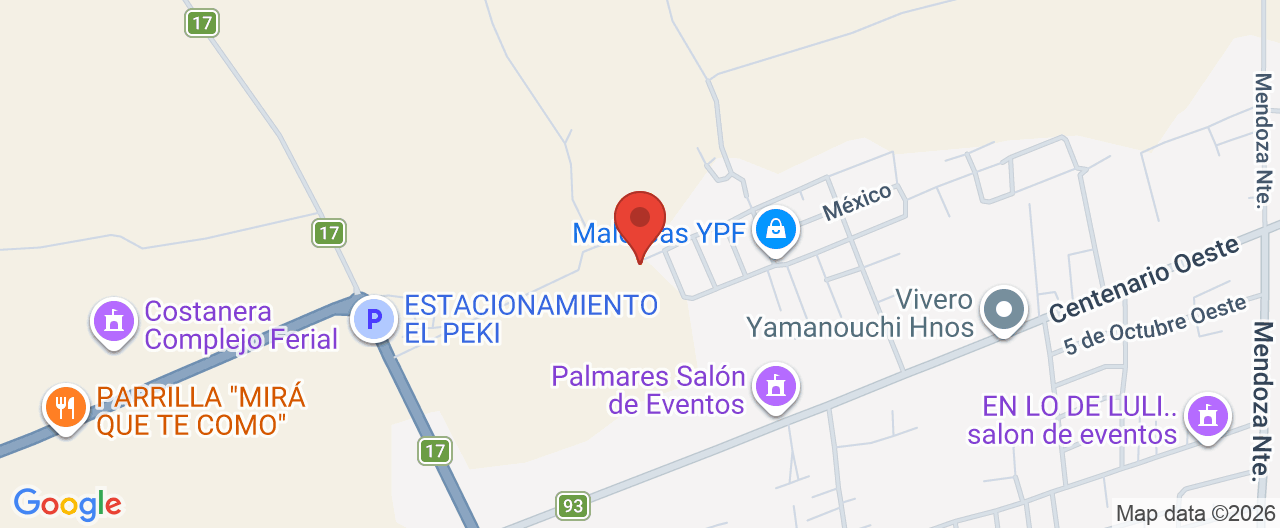 Mapa de la ubicación