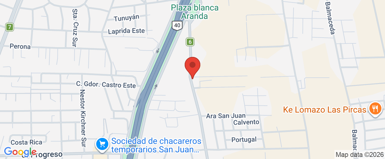 Mapa de la ubicación