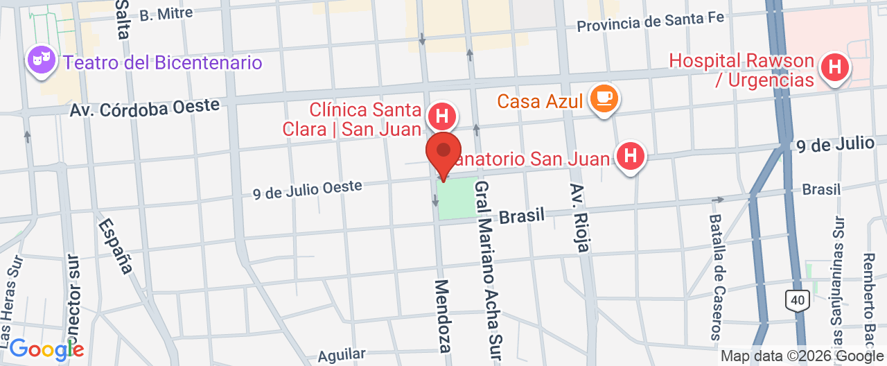 Mapa de la ubicación