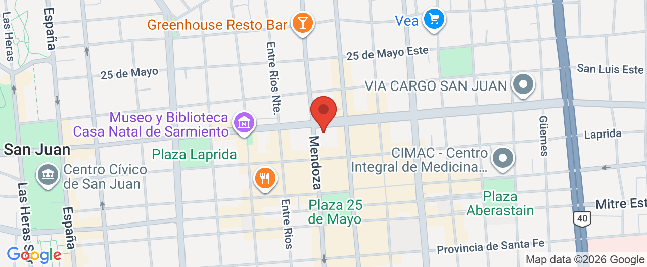 Mapa de la ubicación