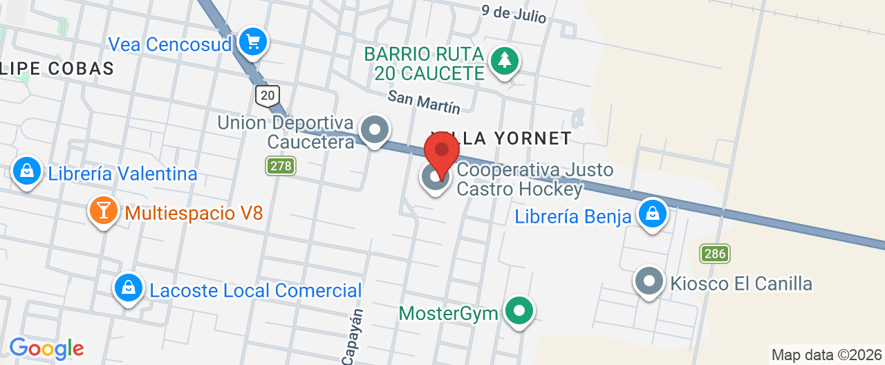 Mapa de la ubicación