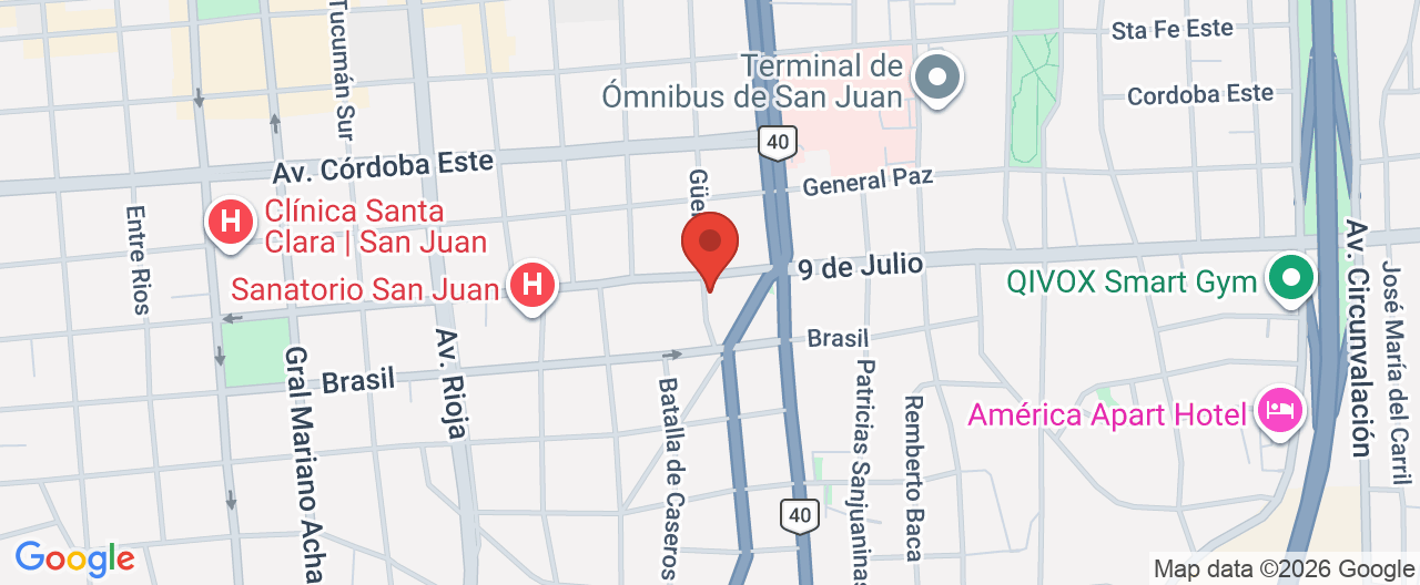 Mapa de la ubicación