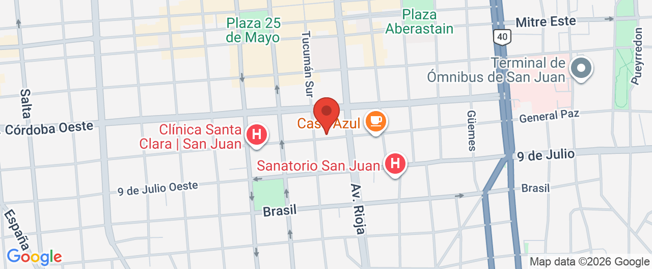 Mapa de la ubicación