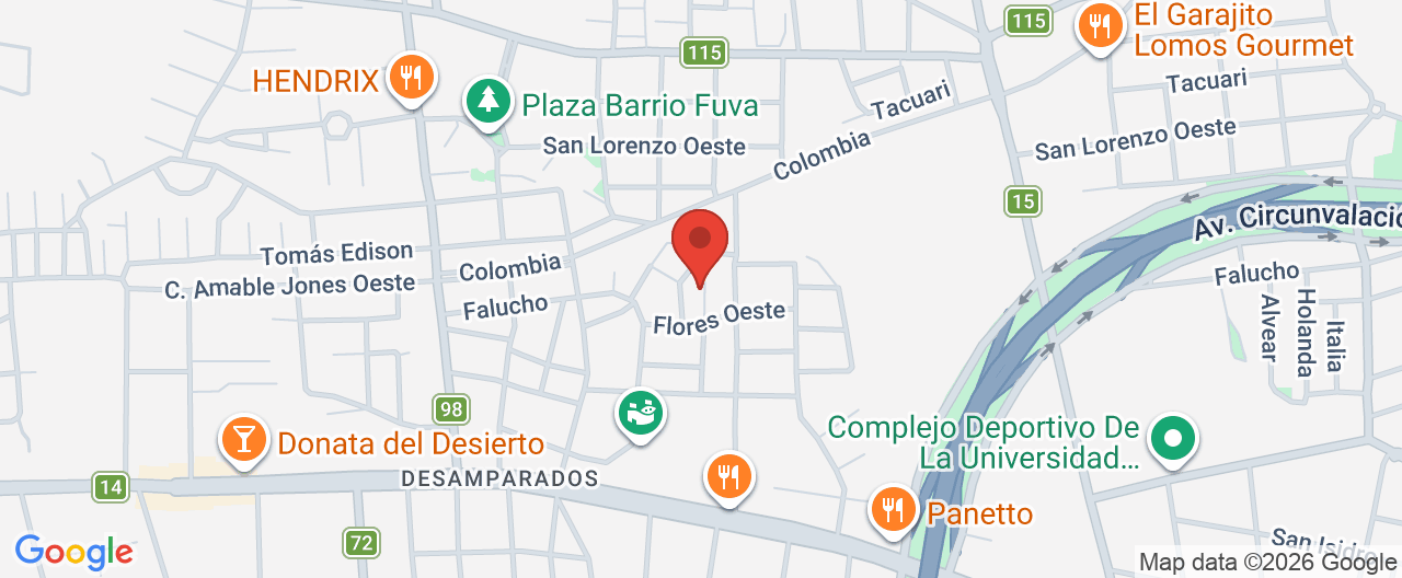 Mapa de la ubicación