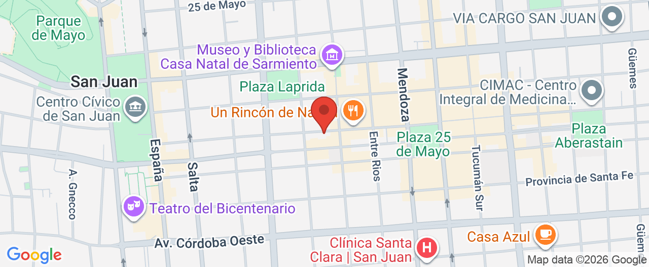 Mapa de la ubicación