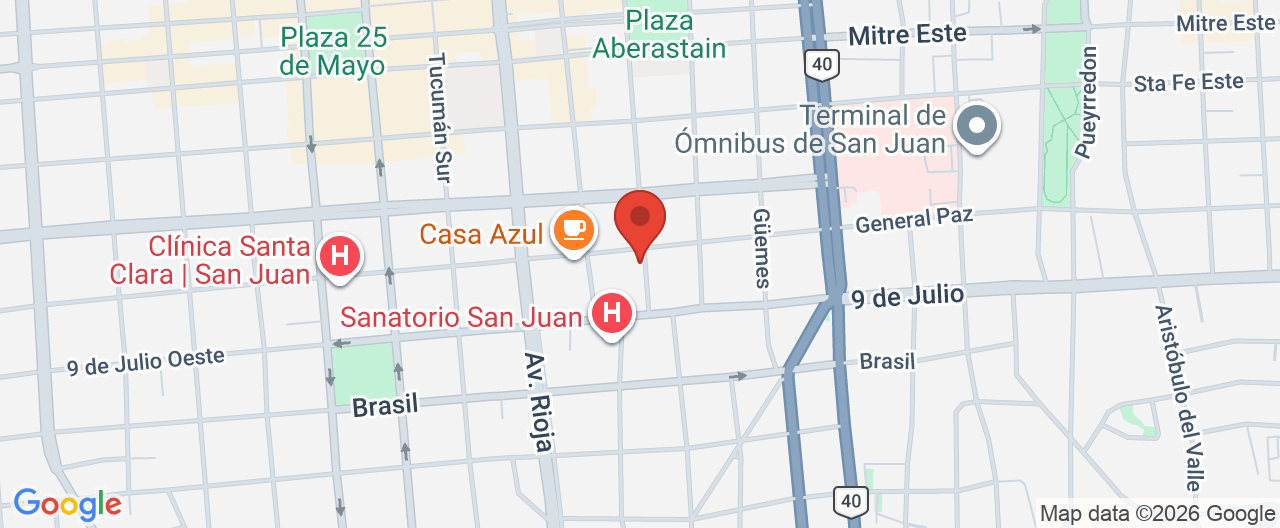 Mapa de la ubicación