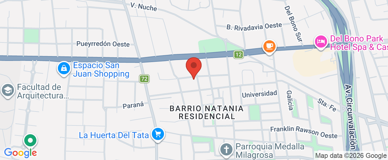 Mapa de la ubicación