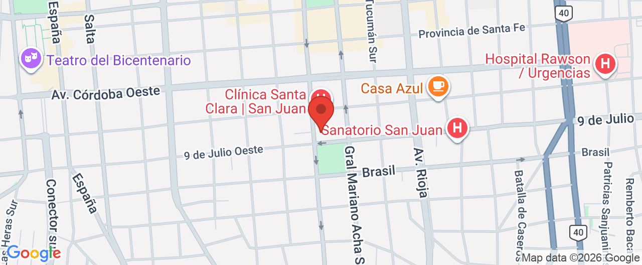 Mapa de la ubicación