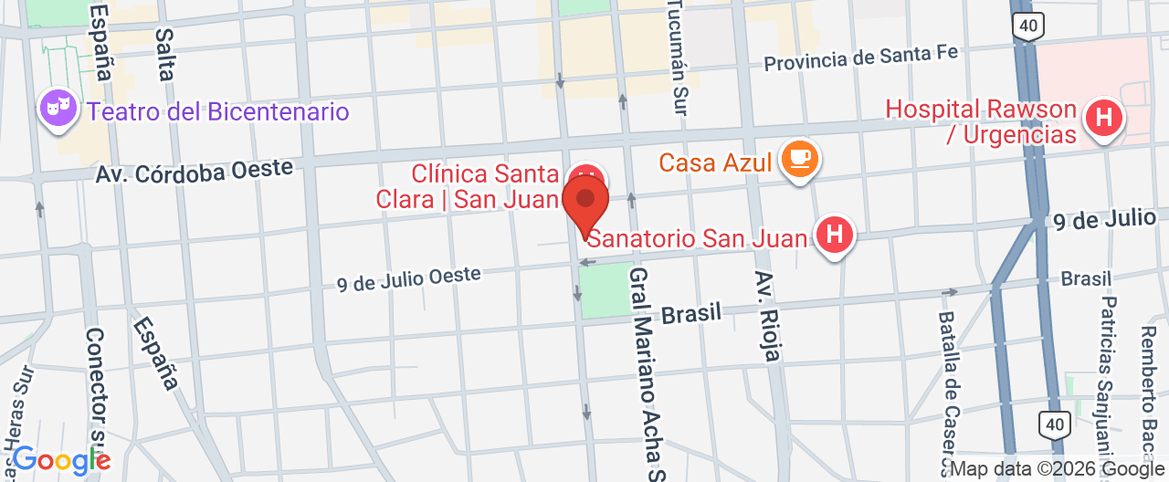 Mapa de la ubicación