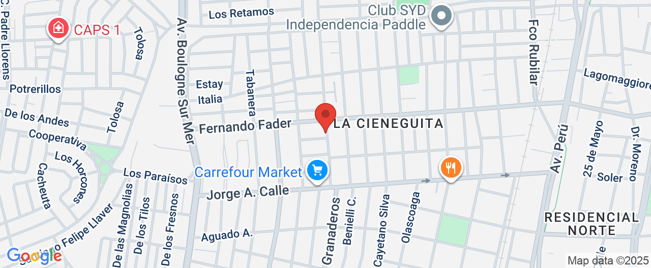 Mapa de la ubicación