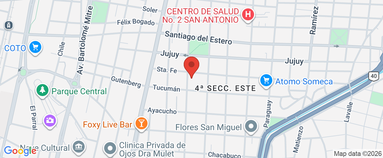 Mapa de la ubicación