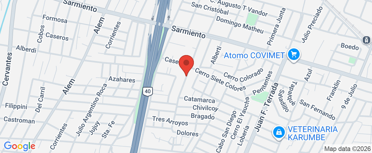 Mapa de la ubicación