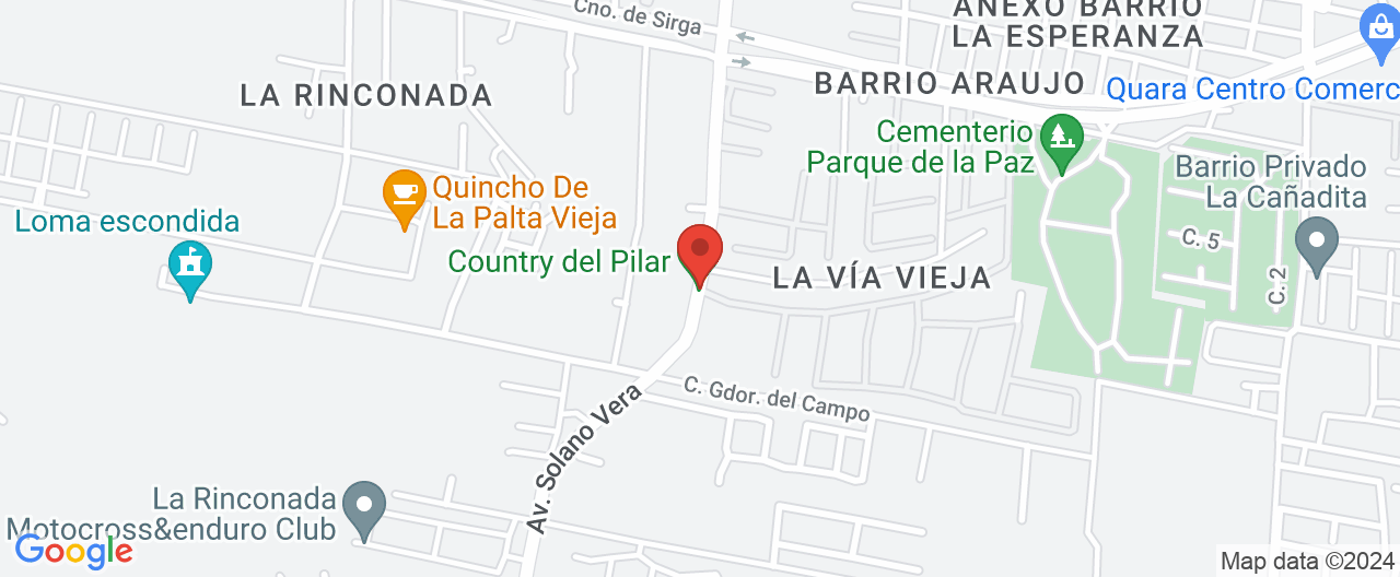 Mapa de la ubicación
