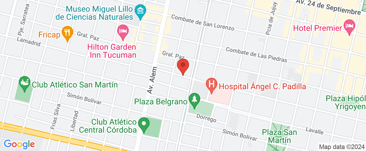 Mapa de la ubicación