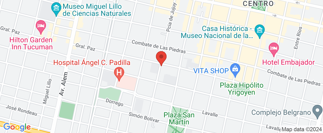 Mapa de la ubicación