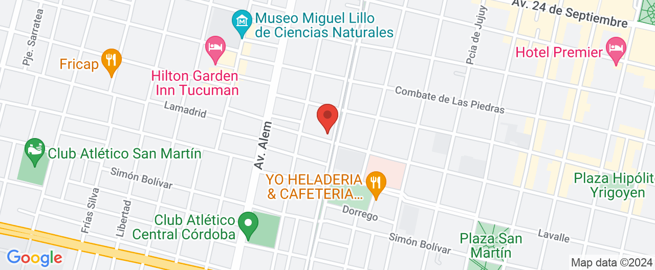 Mapa de la ubicación