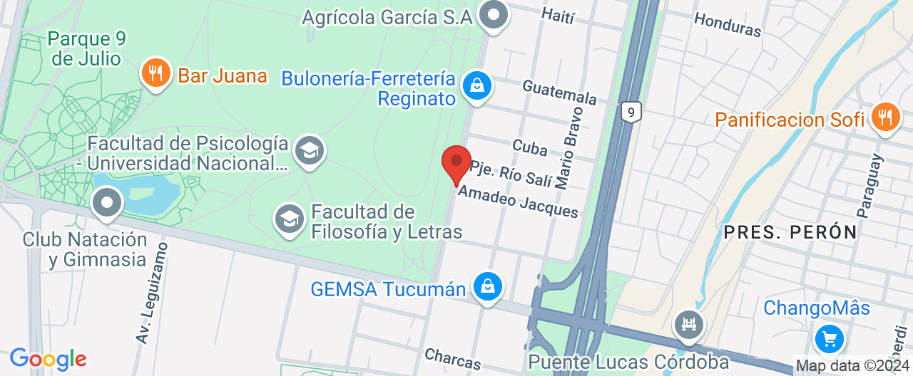 Mapa de la ubicación