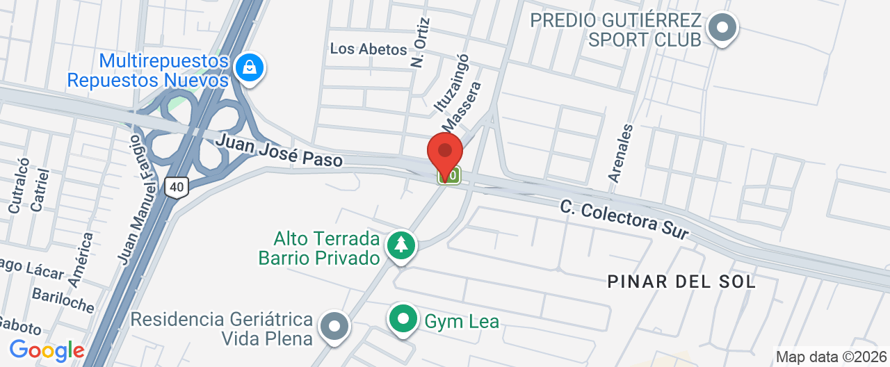 Mapa de la ubicación