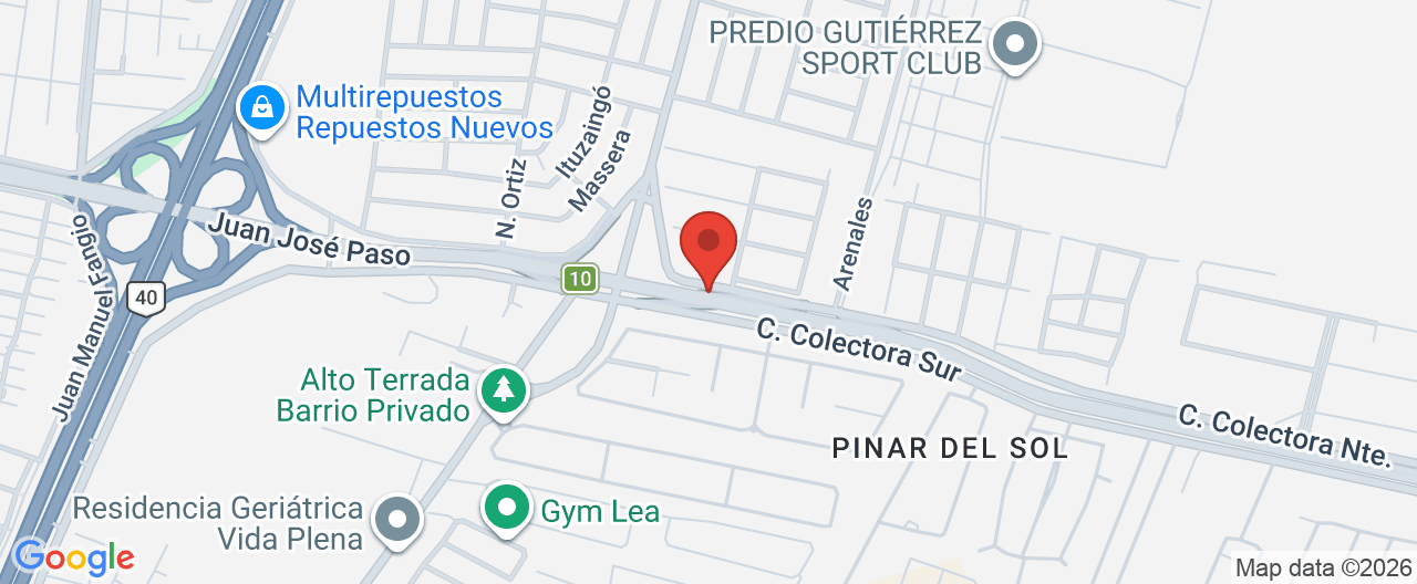 Mapa de la ubicación