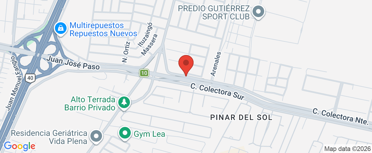 Mapa de la ubicación