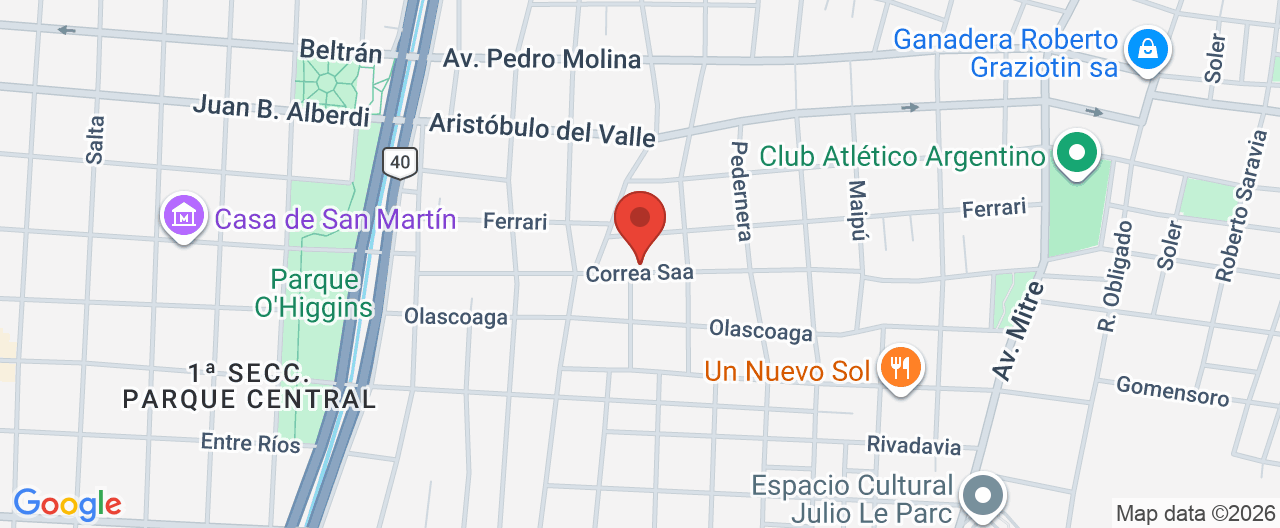 Mapa de la ubicación