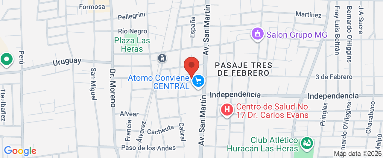 Mapa de la ubicación