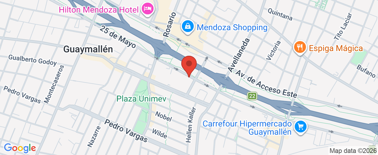 Mapa de la ubicación